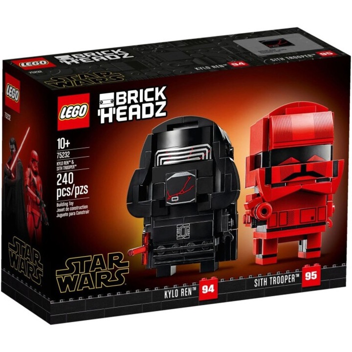 LEGO BrickHeadz - Kylo Ren si Sith Trooper 75232, 240 piese