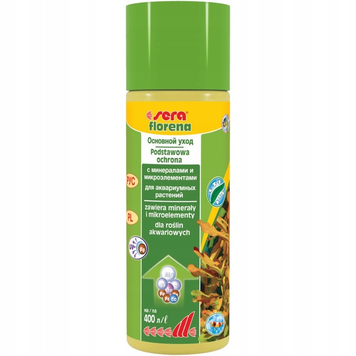 Ingrasamant lichid pentru plantele de acvariu, Sera Florena - 100ml
