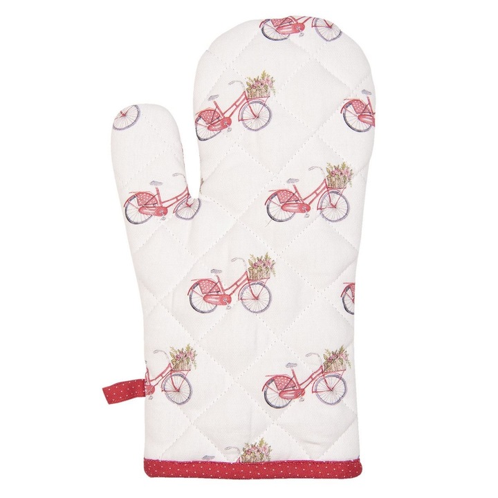 Manusa de bucatarie termorezistenta bumbac Bycicle 30 cm x 16 cm
