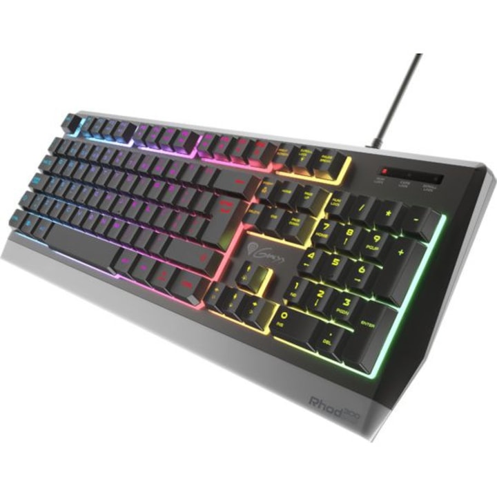 Клавиатура Genesis RHOD 300 RGB NKG-1817, USB, черна, 600g