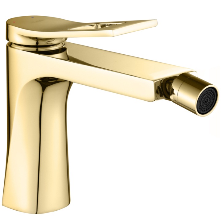 Смесител за биде Soul Gold, покритие Gold, поцинкован, монтаж върху биде
