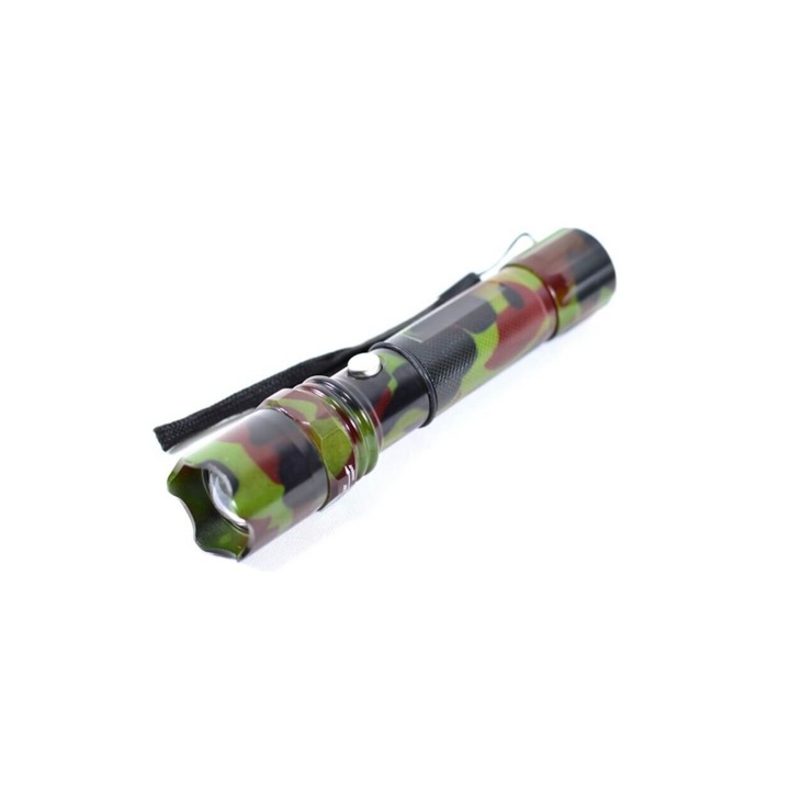 3 W LED фенерче, 3x AAA или 3.7 V батерия, камуфлаж