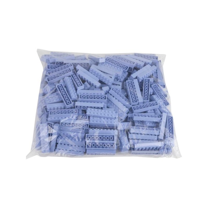 Set de constructie 2x8, Q-Bricks, 250 piese, Lavanda