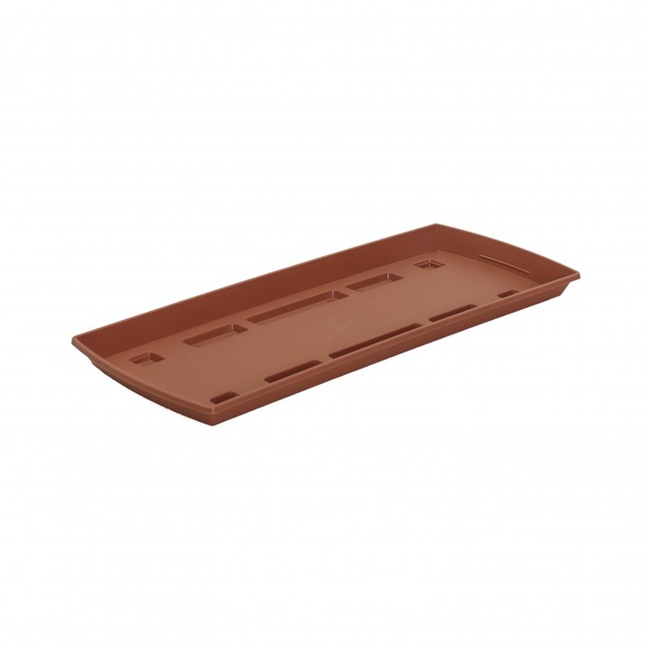 Tava ghiveci, Wibo, Plastic, 40 cm, Maro