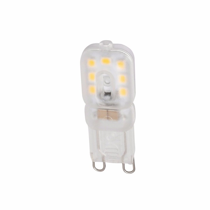 LED крушка, топло бяло, Mini g9 3w млечен smd2835 нерегулируема