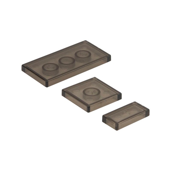 Set de constructie Q-Bricks, 3 dimensiuni, 1000 piese, Negru