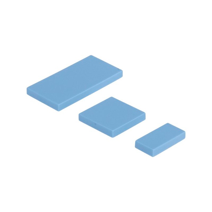 Set de constructie Q-Bricks, 3 dimensiuni, 1000 piese, Albastru