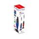 Aspirator vertical fara sac Harlem® PratiClean Stick, Putere mare de absorbtie, 800W, Capacitate depozitare 2 Litri, Filtru lavabil, Albastru