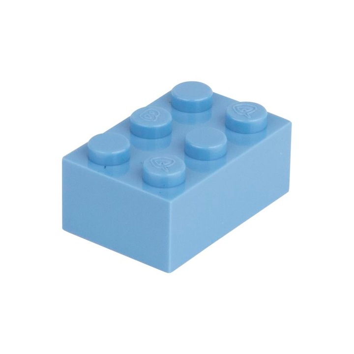 Set 250 piese de constructie, 3+ ani, 9.5x15.8x23.8 mm, Bleu