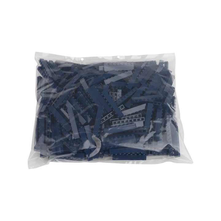 Set 250 piese de constructie, 3+ ani, 7.8x9.5x63.8 mm, Bleumarin