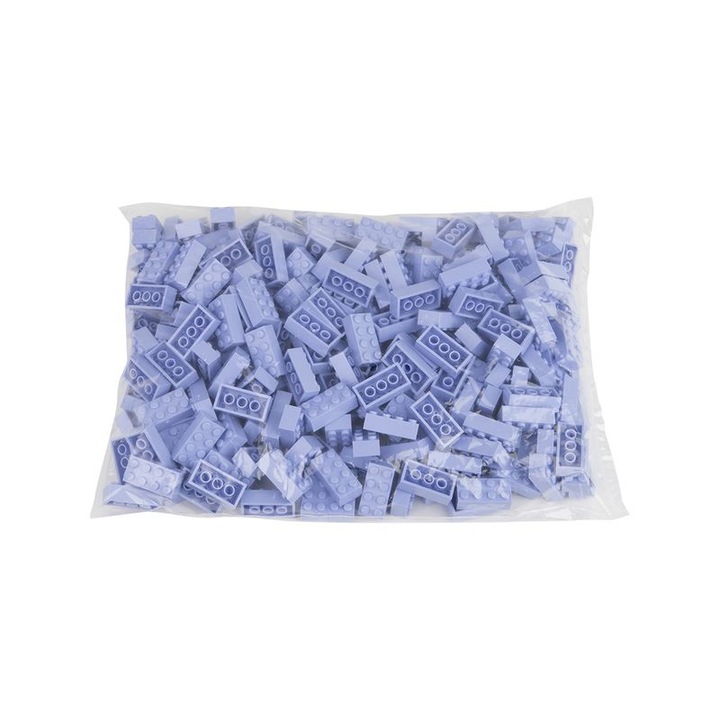 Set de constructie Q-Bricks, 2X4, 1000 piese, Mov