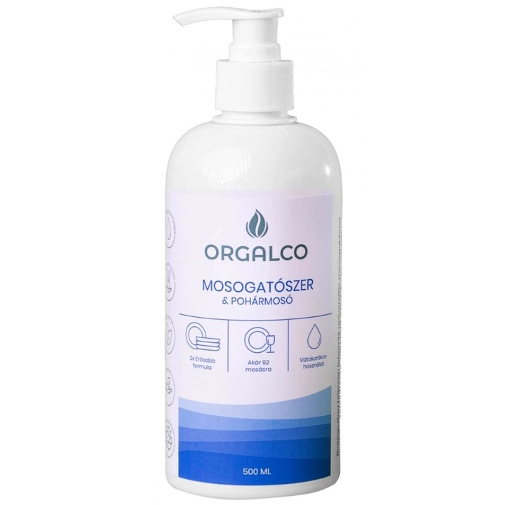 Orgalco Mosogatószer és Pohármosó, 500ml