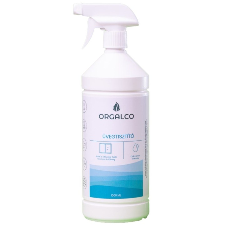 Orgalco Üvegtisztító, 1 literes, szórófejes