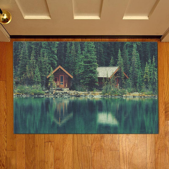 Входна постелка Lake Oyo Home, 58x38 см, 100% полиестер