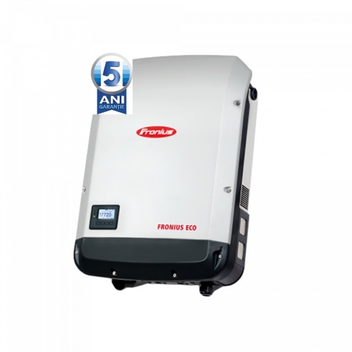 Háromfázisú hálózati inverter Fronius Symo 5.0-3-M WLAN-LAN-web szerver, 5.0 kW, 5000 W, rendszerkészlet fotovoltaikus panelek