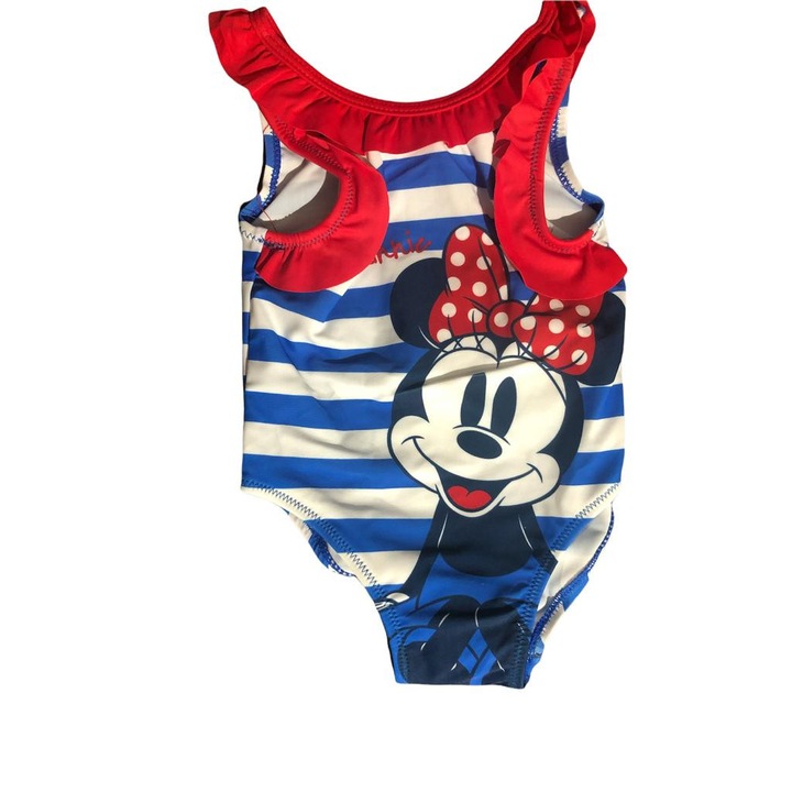 Costum de baie intreg Minnie Mouse Baby 12222, Albastru