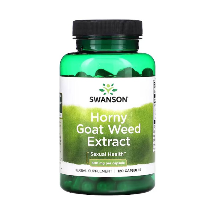 Horny Goat Weed Extract, 500mg, Swanson, 120 tablete SWH180