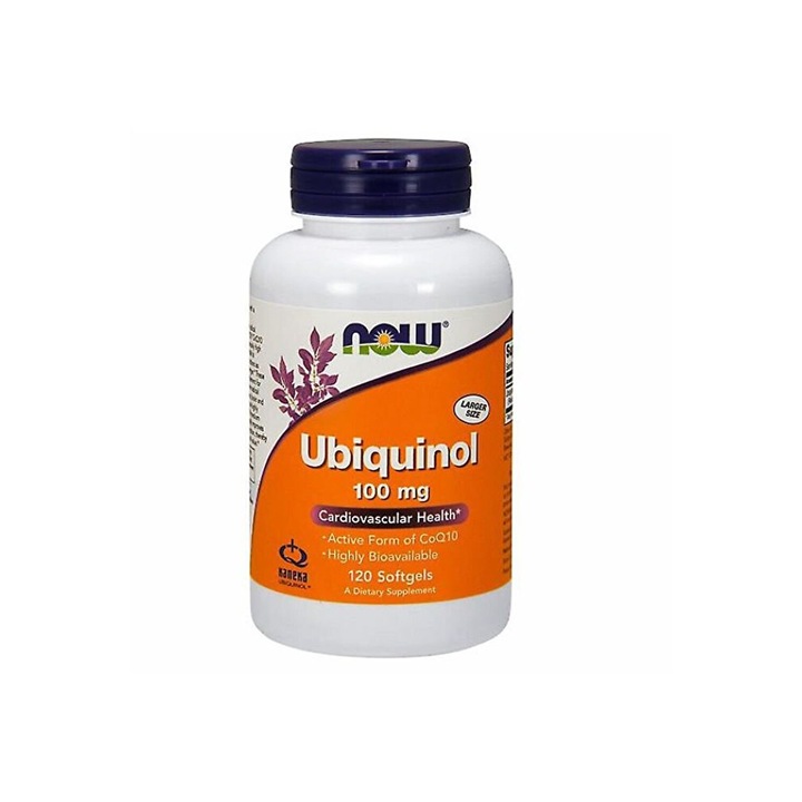 Хранителна добавка Now Foods Ubiquinol 100 mg без вкус, 120 меки капсули