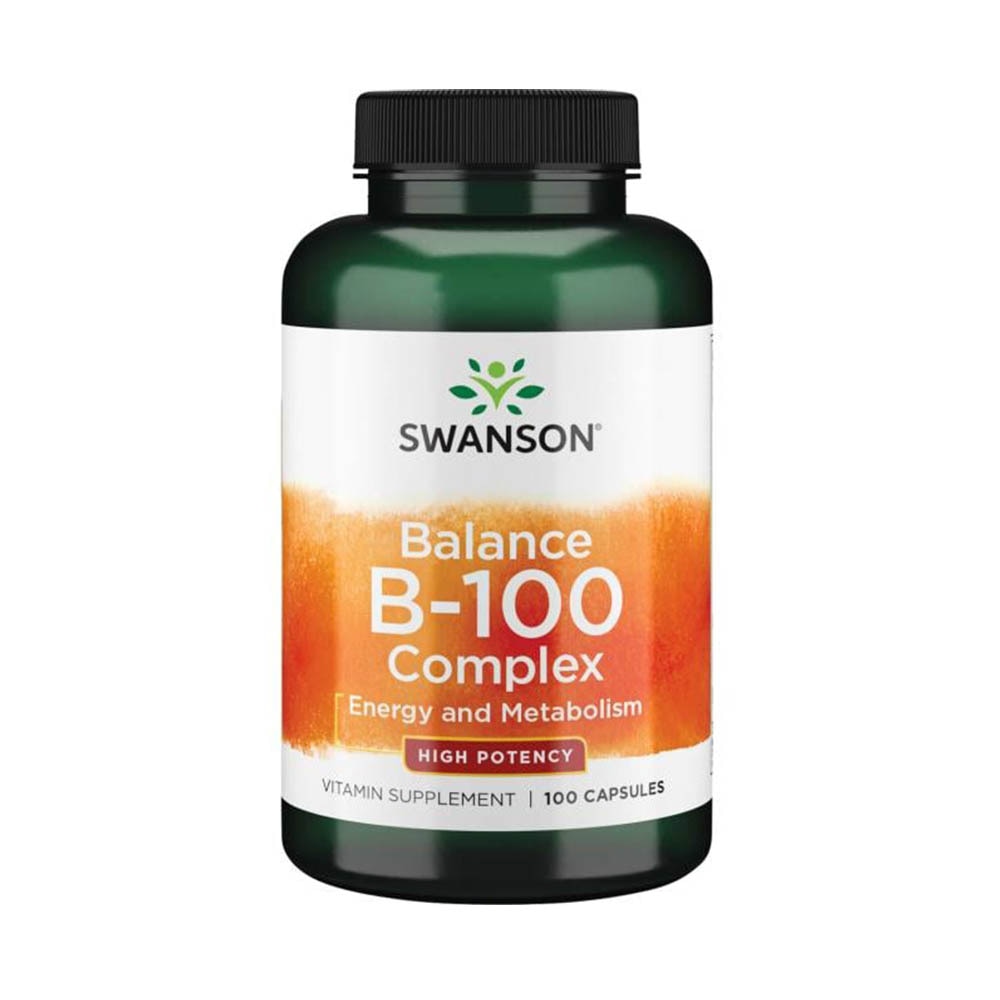 Balance B-100 (Complex Vitamina B), Swanson, 100 Capsule SW055 - EMAG.ro