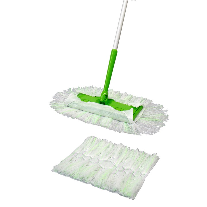 Set de curatare, JUP, Microfirba, Verde