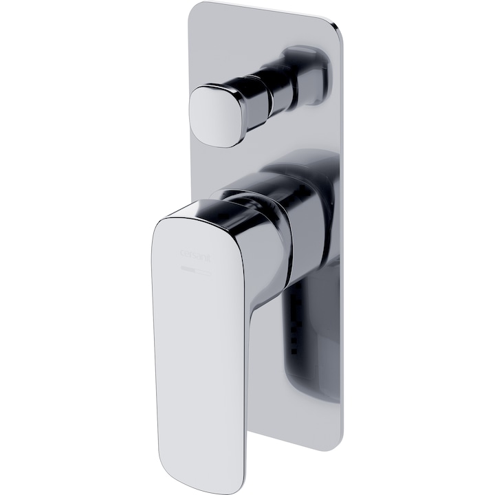 Baterie incastrata cada/dus Cersanit Larga S951-374, cartus ceramic, Crom