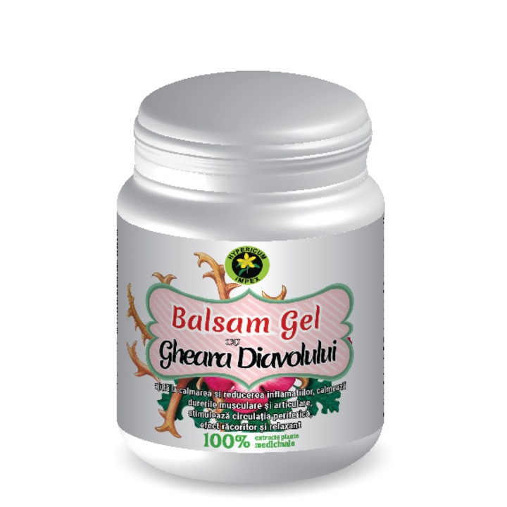 Balsam gel cu gheara diavolului, 500 ml, Hypericum Impex