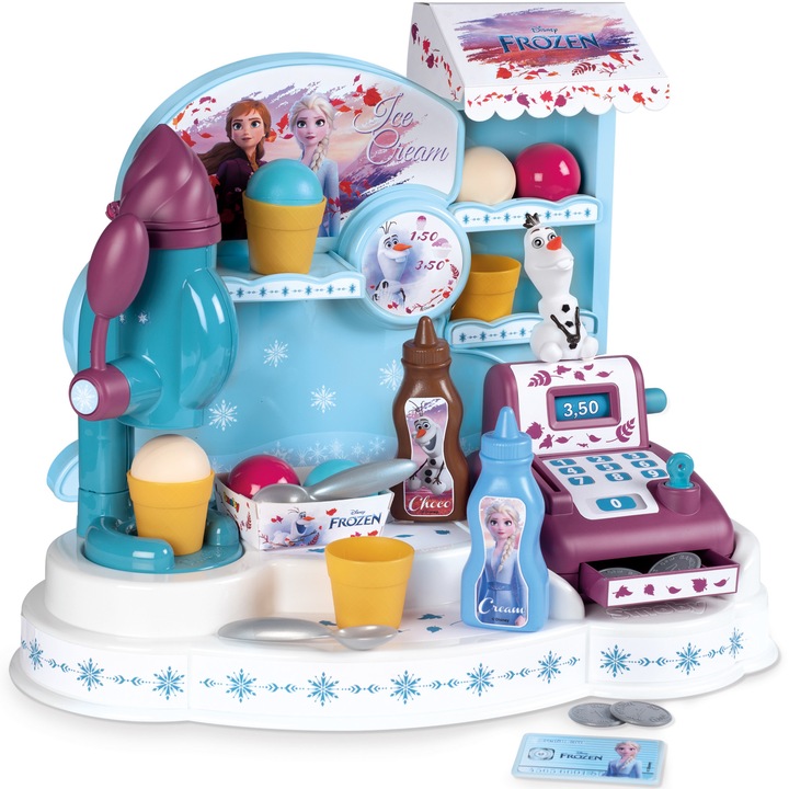 Машина за сладолед Smoby, Frozen, 22 аксесоара