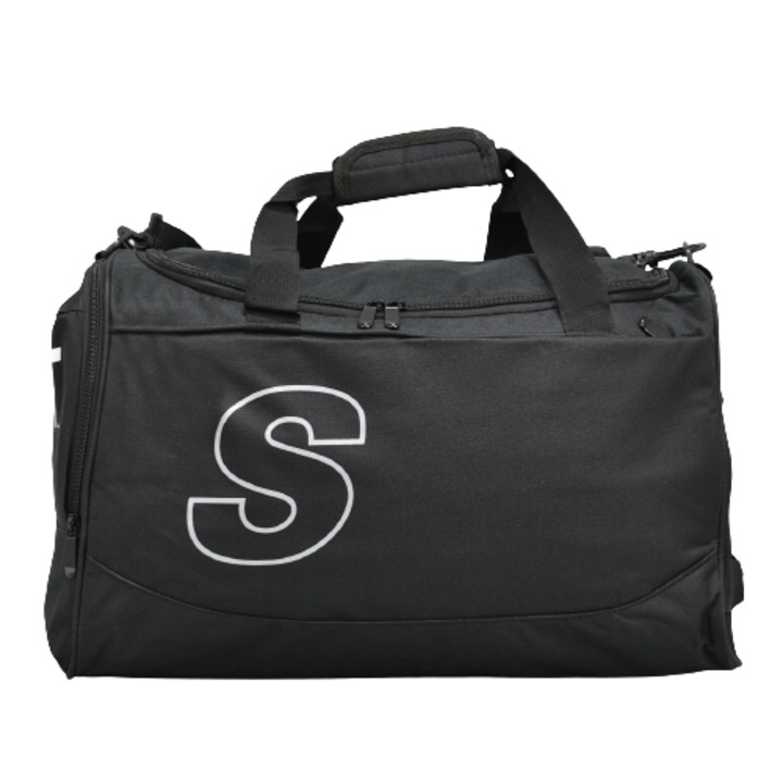 Спортен сак 5222-2, Текстил, 48/30/25 см, Черен