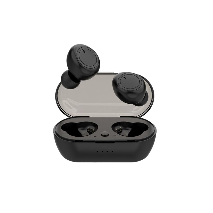 Selling Depot TWS sportfejhallgató, vezeték nélküli, Bluetooth 5.0, fekete