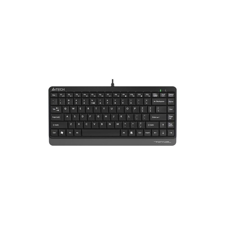 Tastatura A4Tech A4TKLA46787, cu cablu, negru, US layout