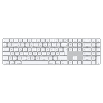 Tastatura Apple Magic, Keyboard cu numpad, Touch ID, Layout Germana, Silver Tastatura Apple Magic, Keyboard cu numpad, Touch ID, Layout Germana, Silver