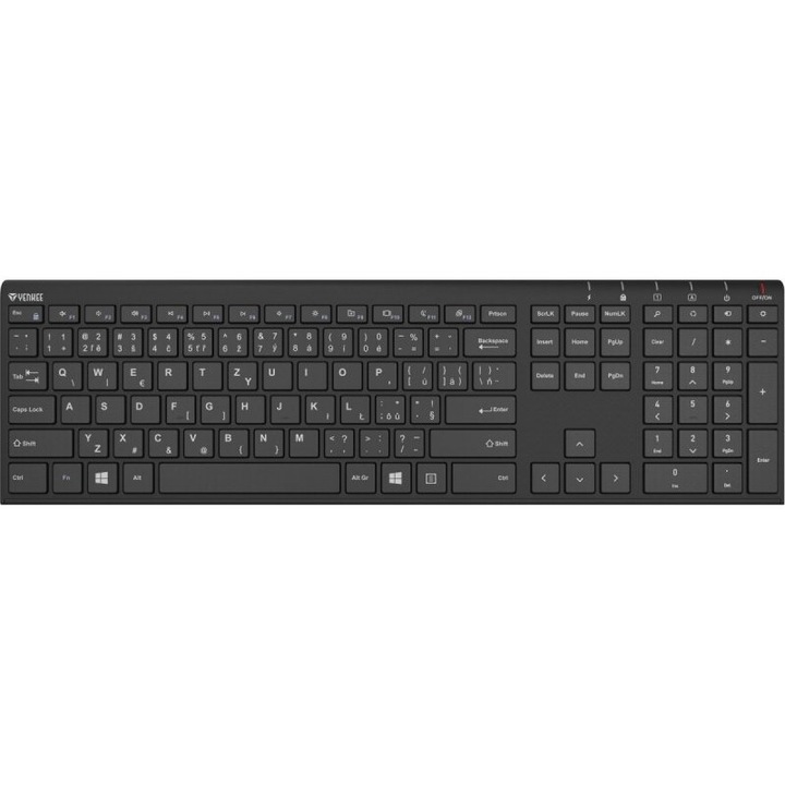 Yenkee YKB 2000 CSBK TRIM Wireless,micro USB fekete billentyűzet