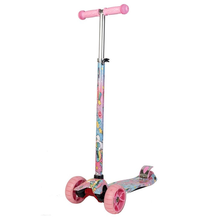 Enero Maxi Unicorn egyensúlyi roller, három LED kerékkel