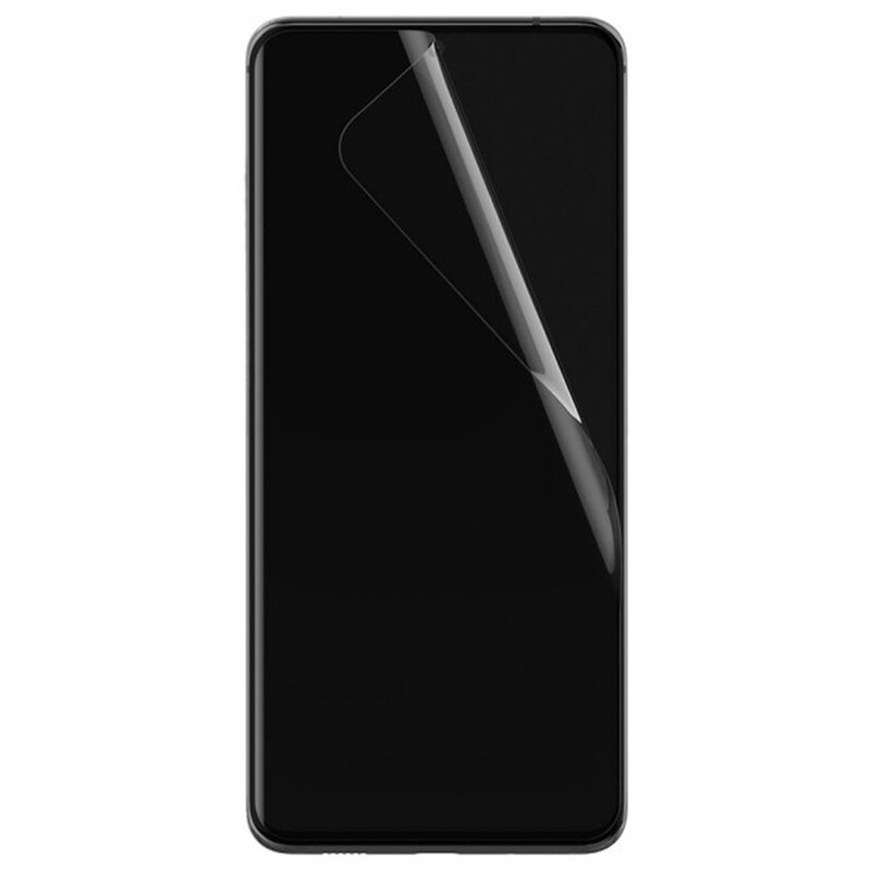 Folie Case-Friendly pentru Samsung S22 Ultra 5G, Silicon Hydrogel Regenerabil, Flexible Hydro-Crystal, Full Glue, Instalare usoara, Optim Solution