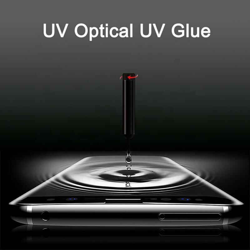 Folie sticla curbata pentru Samsung Galaxy S22 Ultra, Lito UV Glue, Transparenta