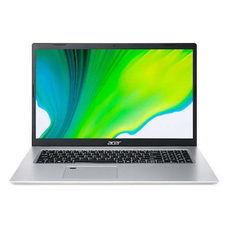 Лаптоп Acer A517-52G-56EC с Intel Core i5-1135G7 (2.4/4.2GHz, 8M), 12 GB, 1TB M.2 NVMe SSD, NVIDIA MX450 2GB GDDR5, Windows 10 Home 64-bit, Сребрист