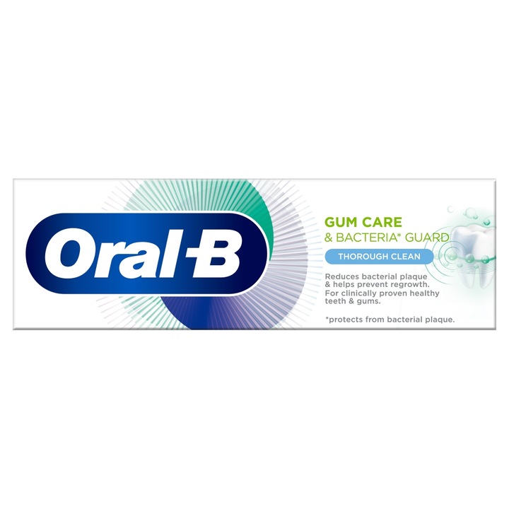 Oral-B Gum Care & Bacteria Guard Thorough Clean Fogkrém, 75 ml