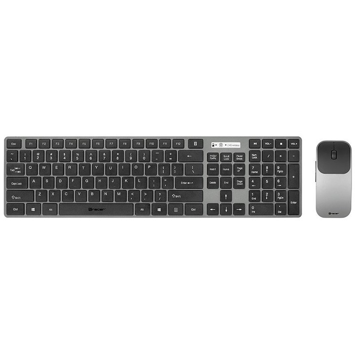 Tracer TRAKLA46773 billentyűzet és egér készlet, RF Nano, vezeték nélküli, szürke, amerikai elrendezés