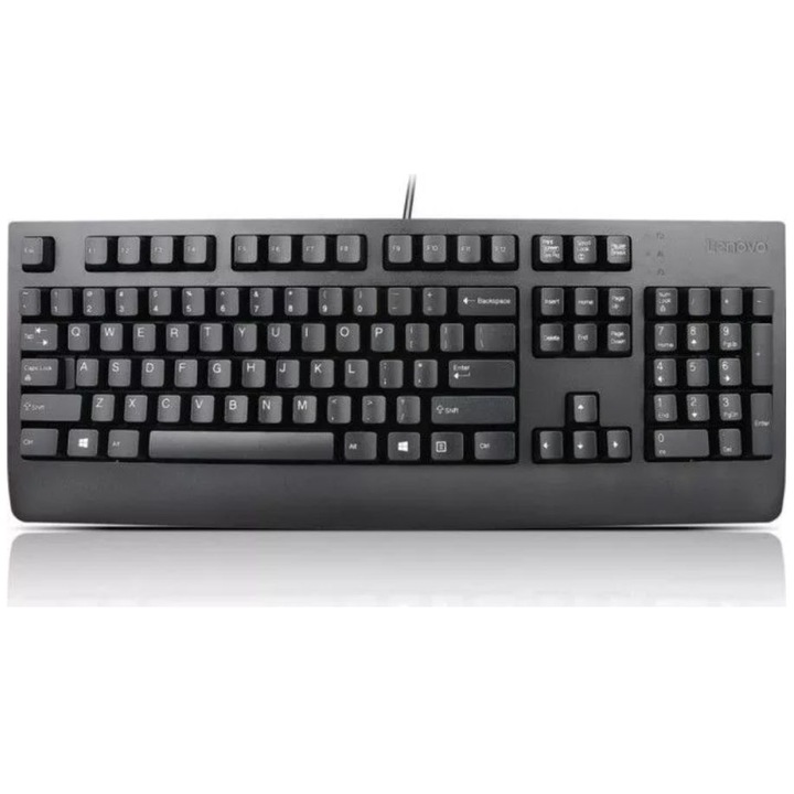 Tastatura Lenovo Preferred II Pro 4X30M86918, cu fir, neagra