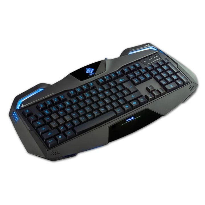 Tastatura gaming e-blue Auroza EKM701BKUS-UI, negru, cu cablu, iluminata, EN layout