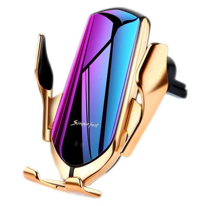 Univerzális vezeték nélküli autós töltő gyorstöltő 10W, szellőzőcsipesz