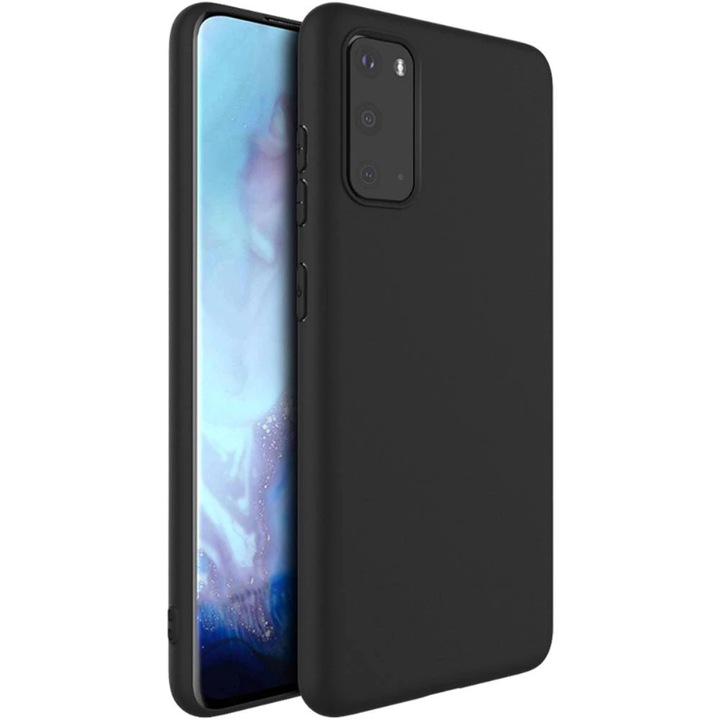 Силиконов калъф за Samsung Galaxy S20 FE, HighQuality Perfect Fit Slim, Optim Protection, Черен