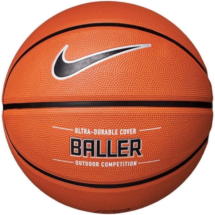 Баскетболна топка Nike Unisex NIKE ELITE ALL COURT 8P AMBER/BLACK/METALLIC SILVER/BLACK 7