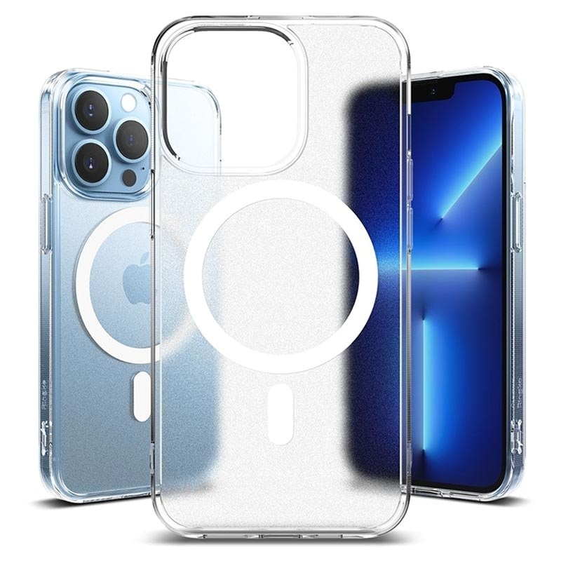 Husa compatibila cu Iphone 13 pro, Magsafe, silicon, transparent