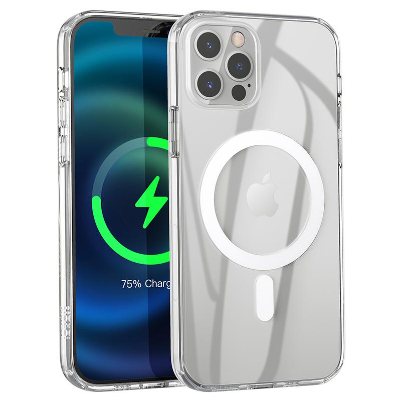 Husa compatibila cu Iphone 13 pro, Magsafe, silicon, transparent