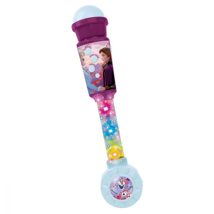 Microfon Lexibook Frozen Trendy Lighting Microphone With Speaker, Melodies And Sound Effects