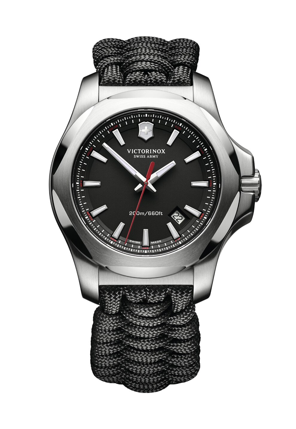 Victorinox Ceas negru cu argintiu