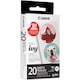 Hartie foto Canon ZINK™ 5x7.6 cm, autocolante cerc 1.3" pretaiate pentru Canon Ivy, 5x7.6 cm, 20 bucati, 4967C003AA