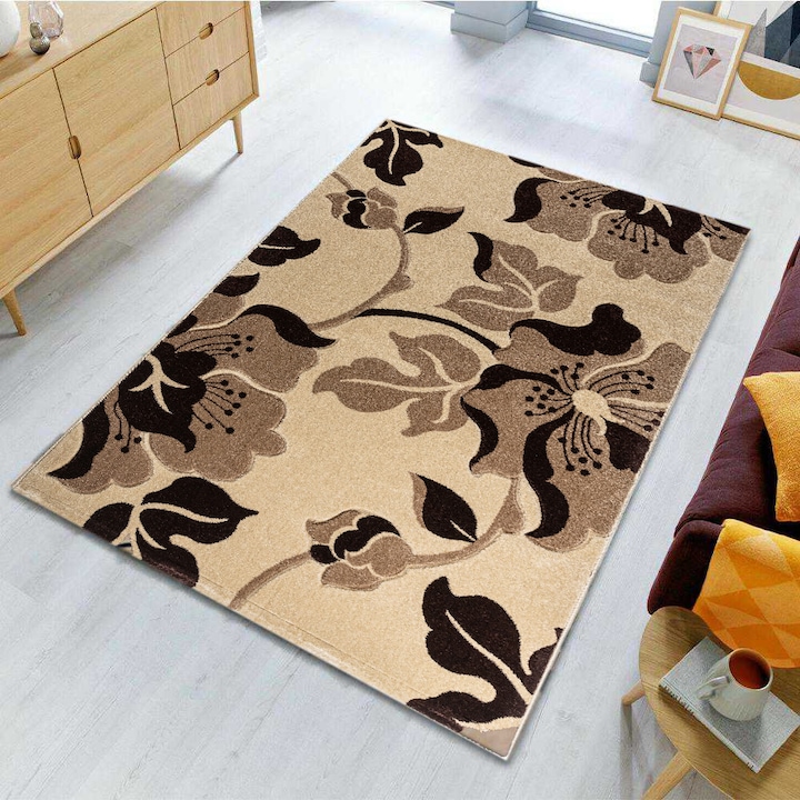OEM Friese Mac szőnyeg, Krém, 50x80 cm