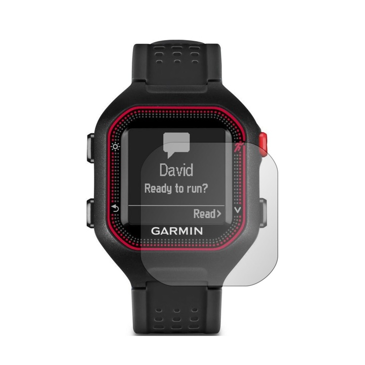 2X képernyővédő fólia készlet Garmin Forerunner 25 Large, Invisible Skinz UHD önregeneráló, szilikon ragasztós és rugalmas készülékhez
